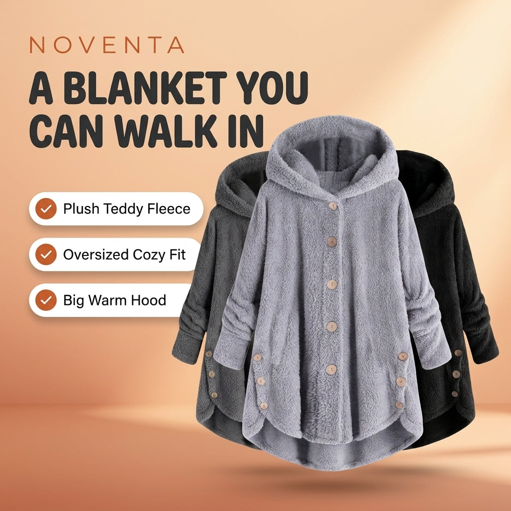 Noventa Cloudwrap Plush Hoodie Coat