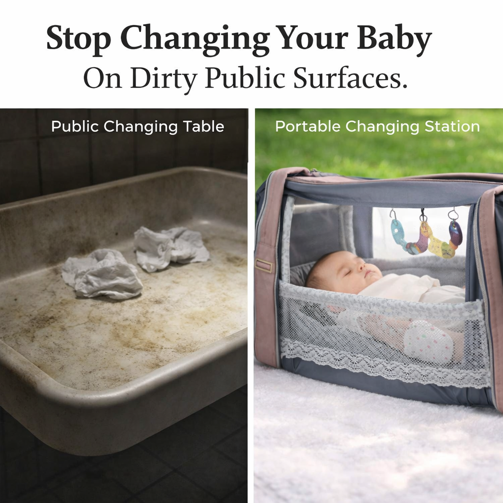 SnapNest™ 3-in-1 Diaper Changing Bag