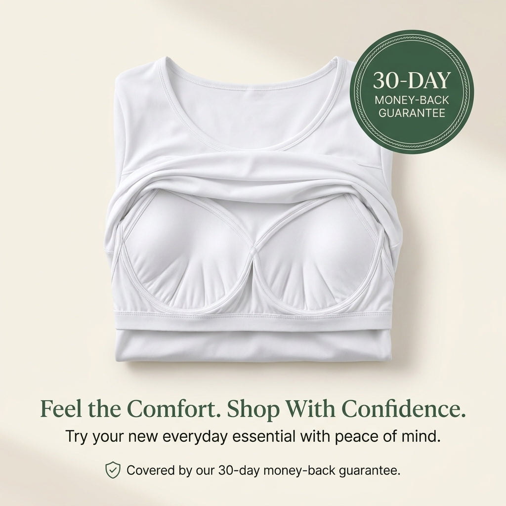 Built-In Bra Comfort T-Shirt