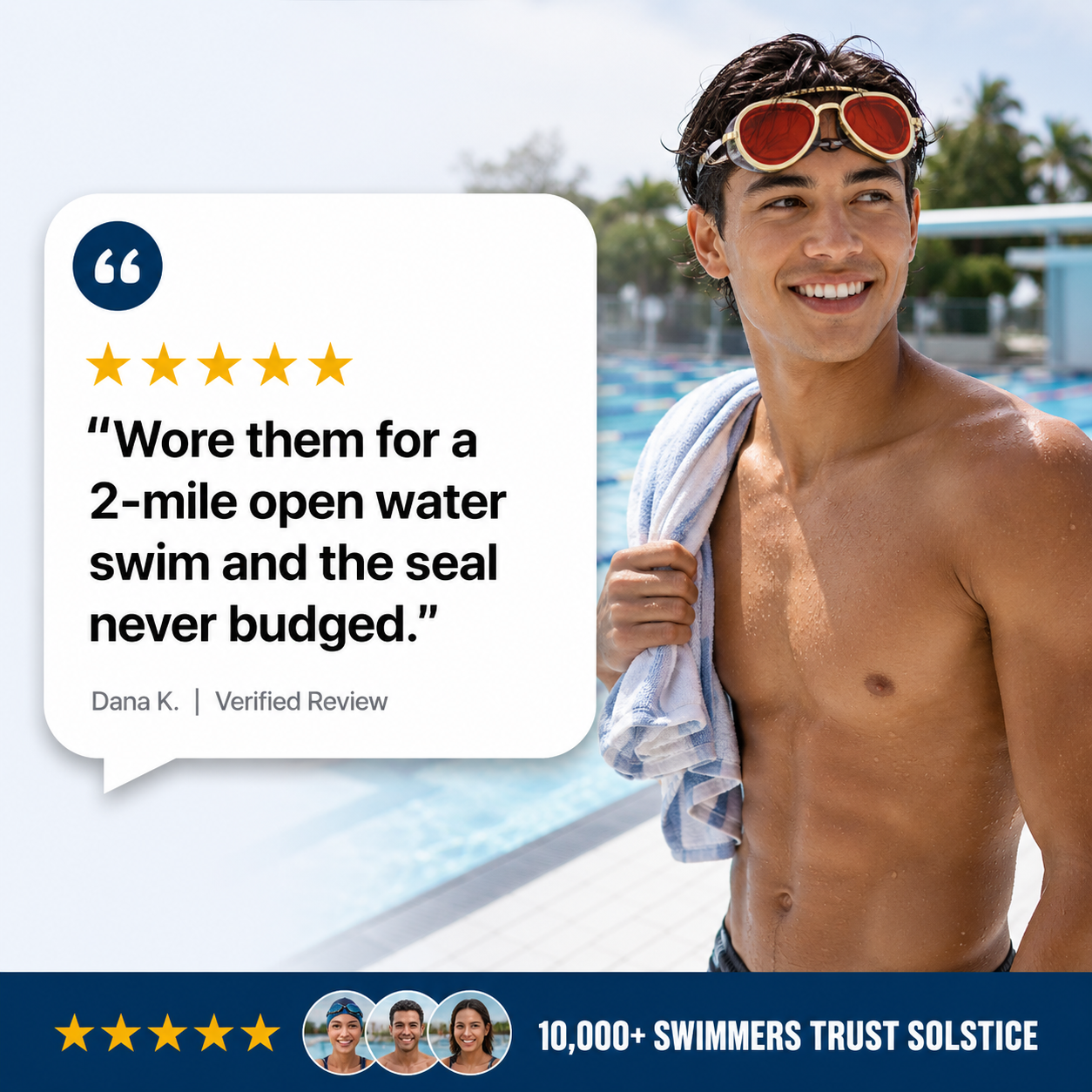 Solstice Aviator | Swim Goggles