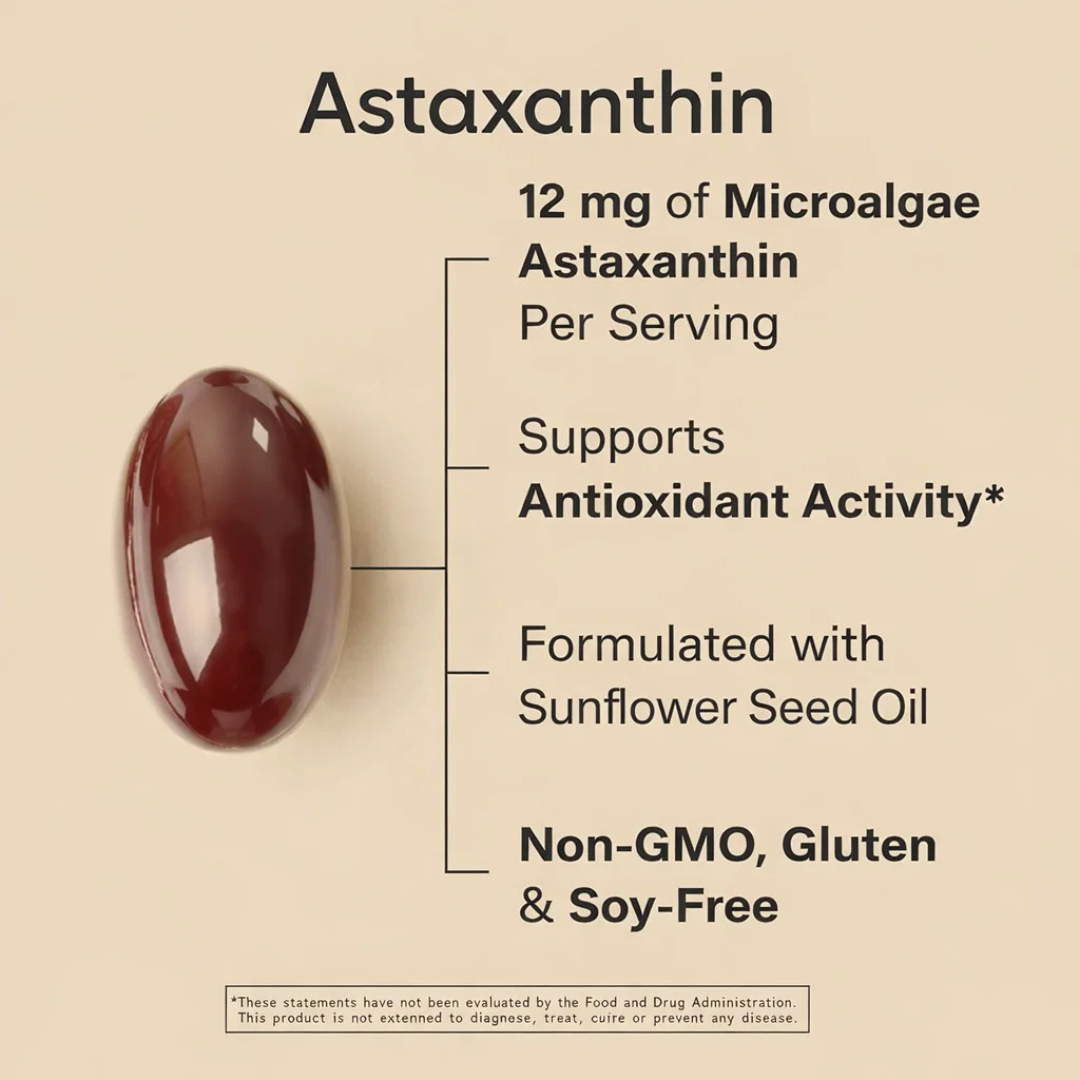 Pure Astaxanthin Softgels