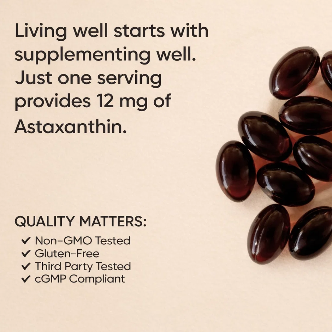 Pure Astaxanthin Softgels