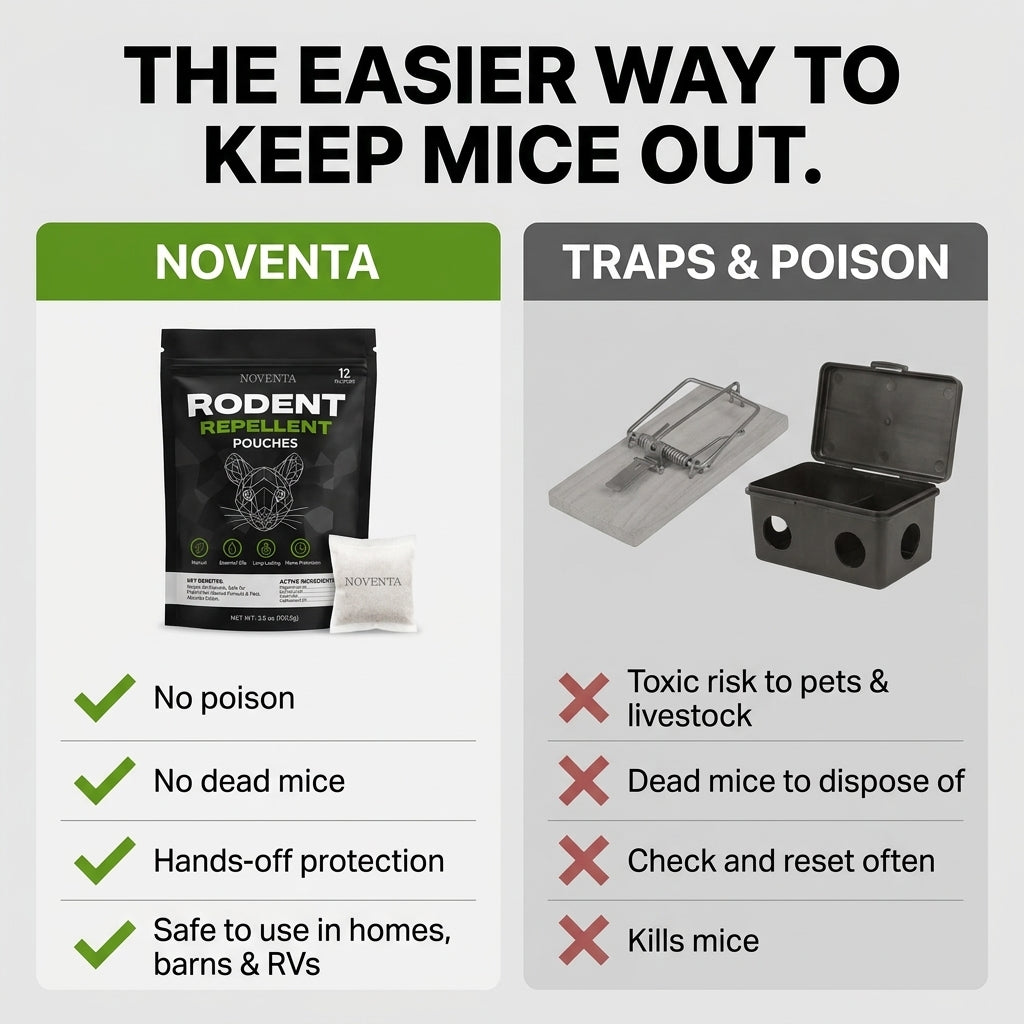 Plant-Based Mouse Repellent Pouches
