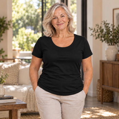 Built-In Bra Comfort T-Shirt