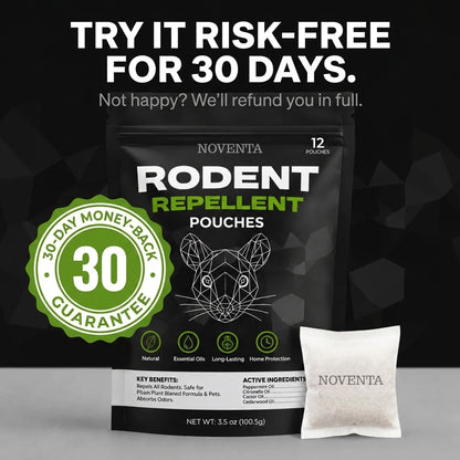Plant-Based Mouse Repellent Pouches