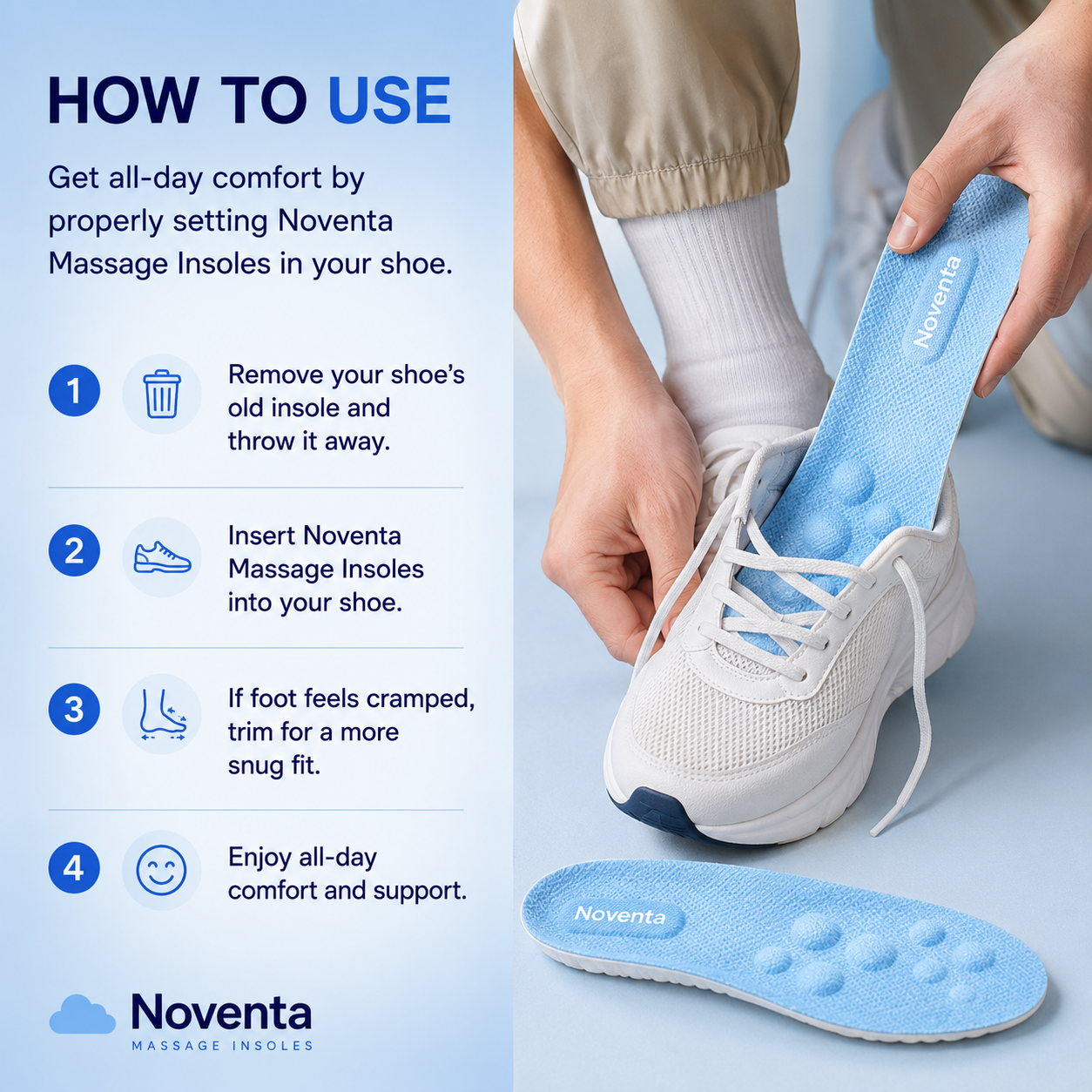 CloudStep™ Massage Insoles