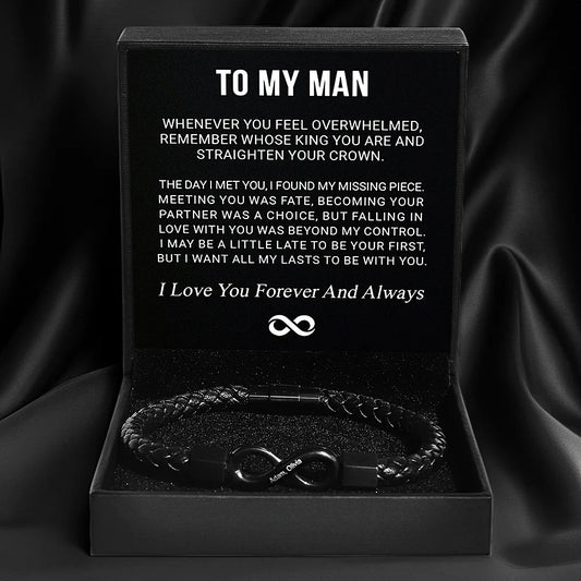 To my man | Infinity Love Bracelet
