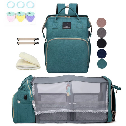 SnapNest™ 3-in-1 Diaper Changing Bag