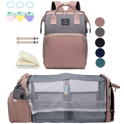 SnapNest™ 3-in-1 Diaper Changing Bag
