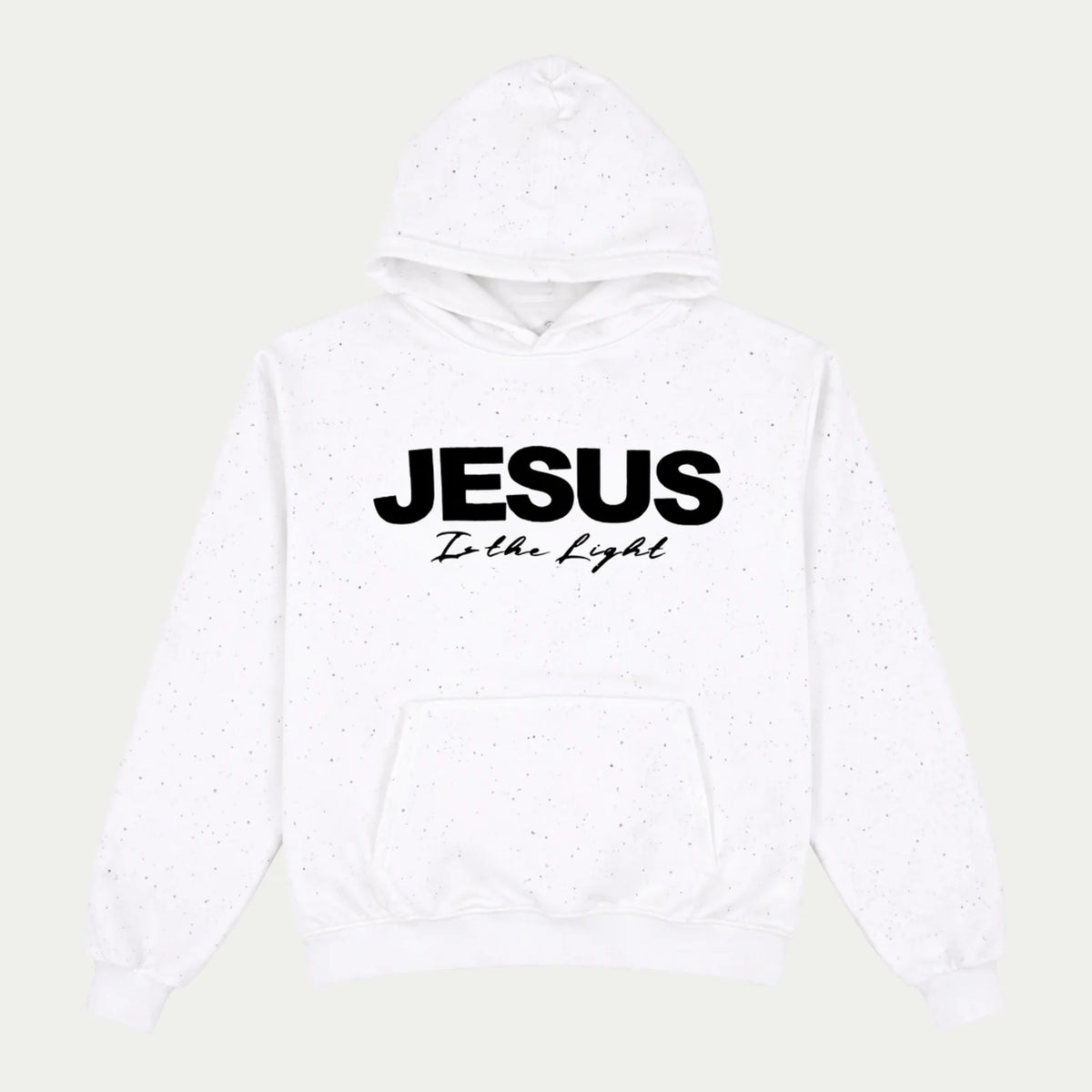 Rhinestone "Jesus is the Light" Hoodie