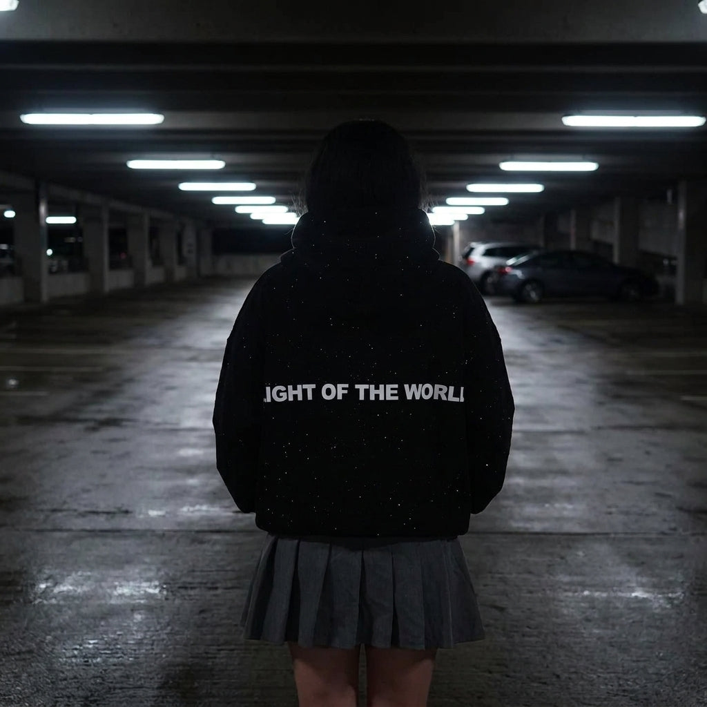Rhinestone "Jesus is the Light" Hoodie