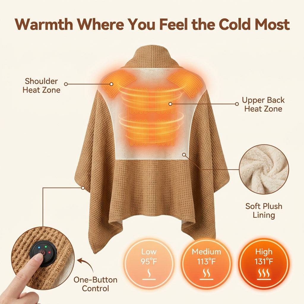 CozyHeat™ Heated Shawl