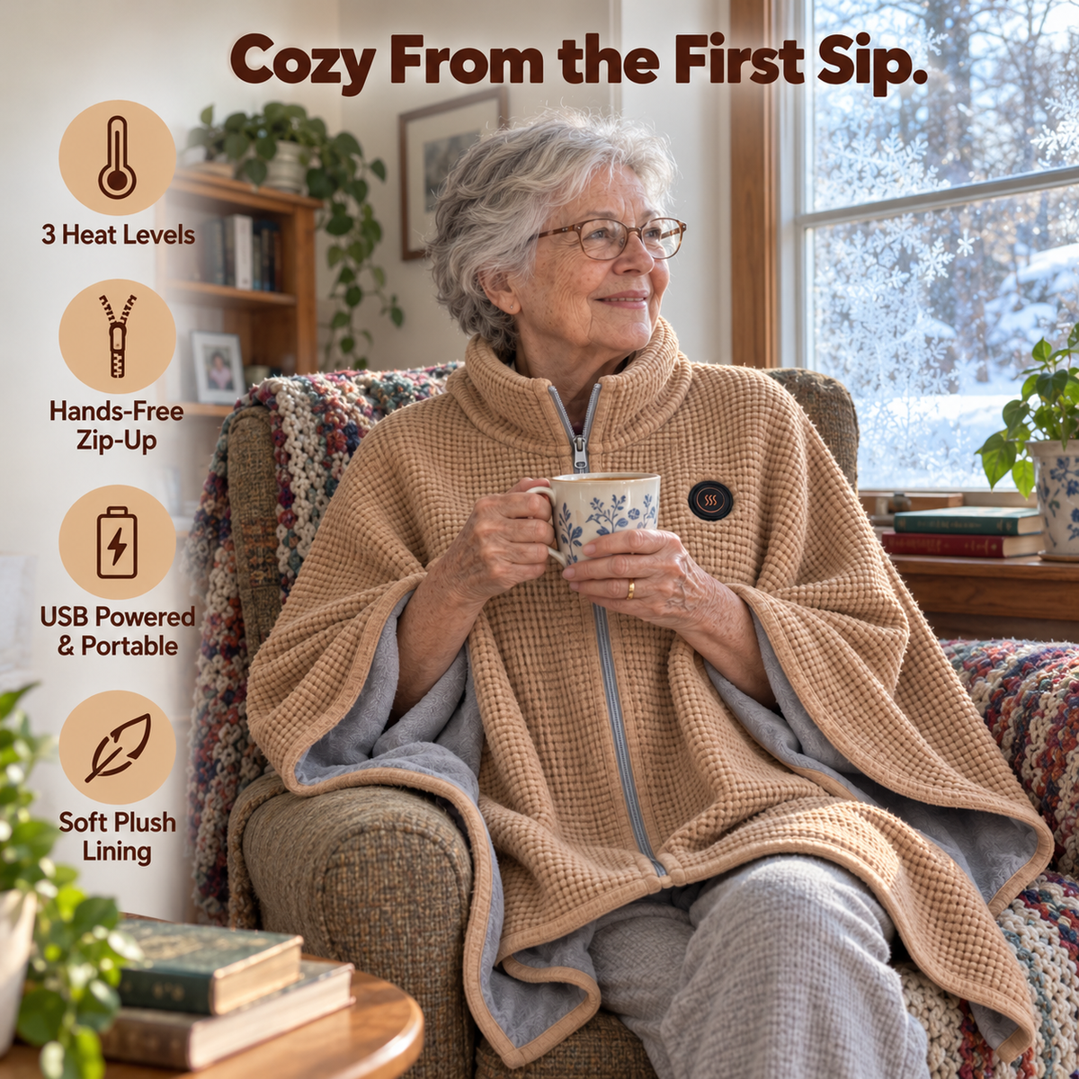 CozyHeat™ Heated Shawl