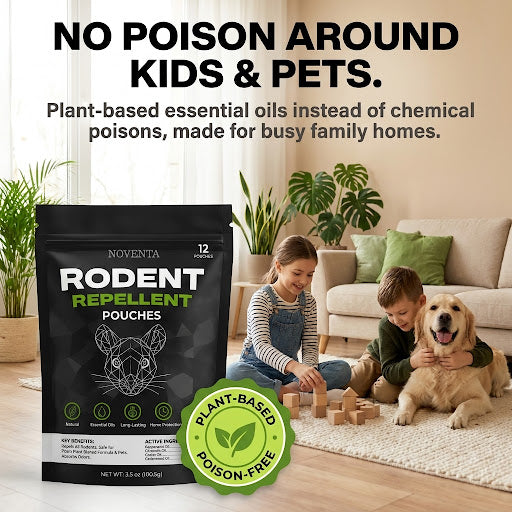 Plant-Based Mouse Repellent Pouches