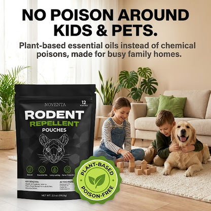 Plant-Based Mouse Repellent Pouches